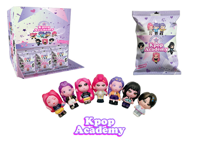 KPOP ACADEMY Squishy 9cm (In blind bag x cm) In espo da 12pz 7ass…x12…x240